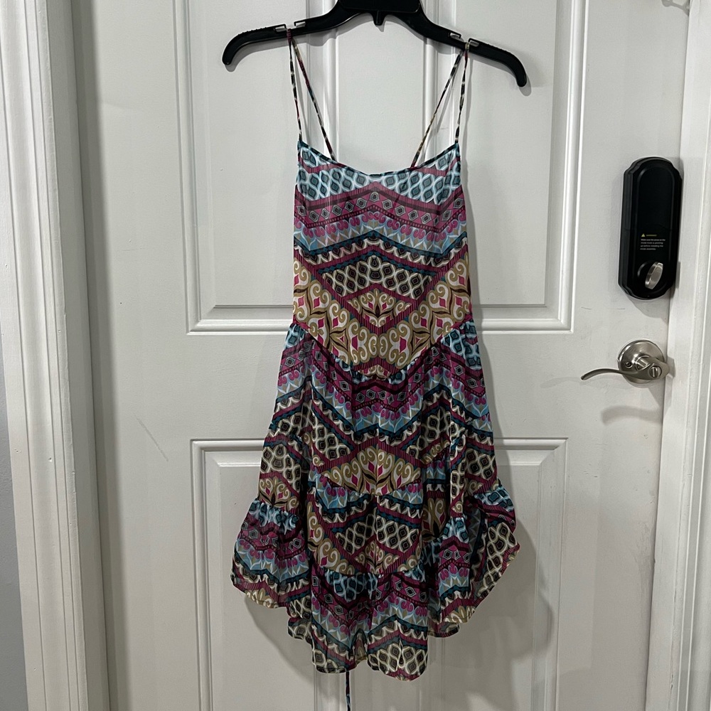 Becca by Rebecca Virtue print mini dress